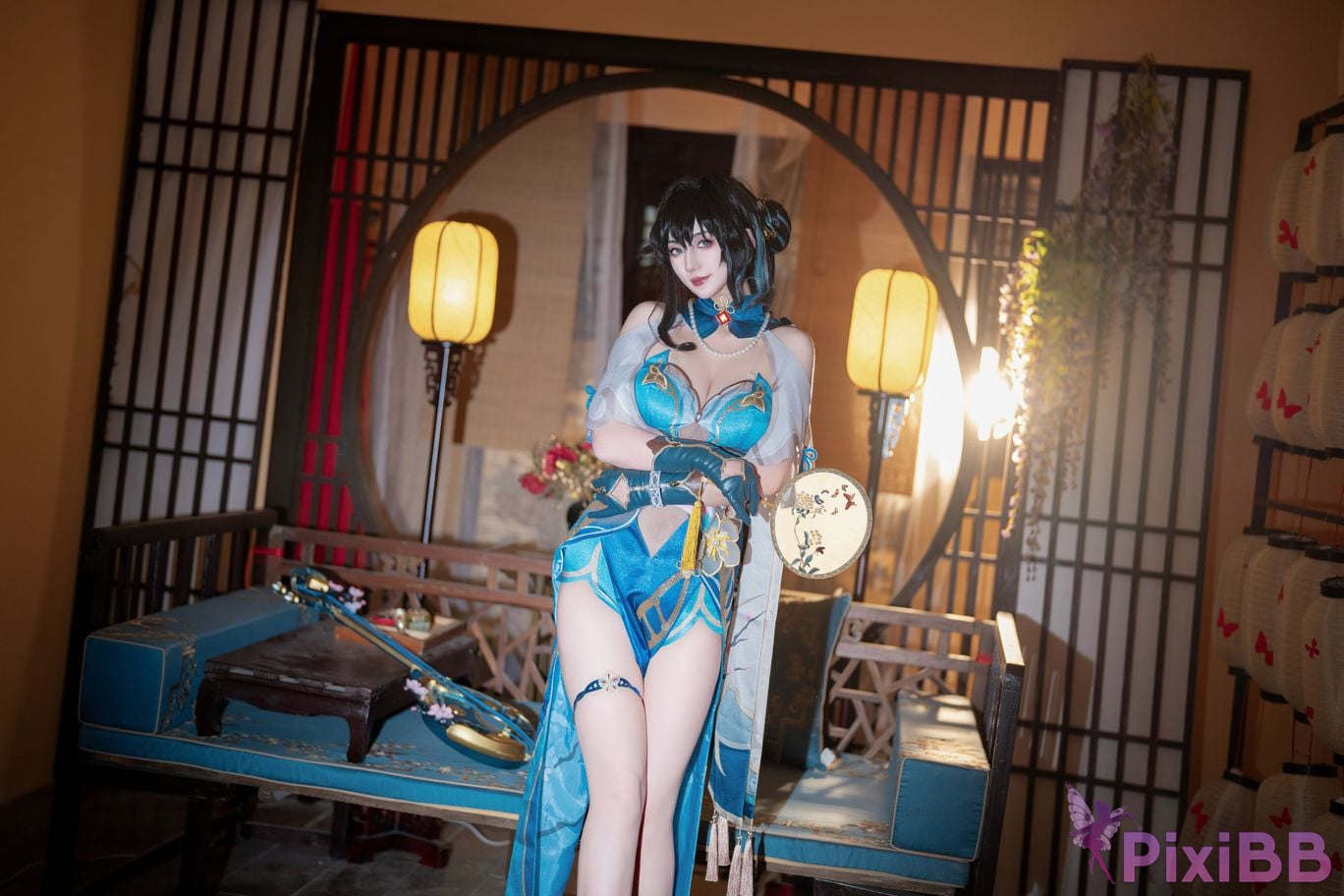 Coser Xing lan shi lan lan jiao lan mei ya PixiBB.COM 020