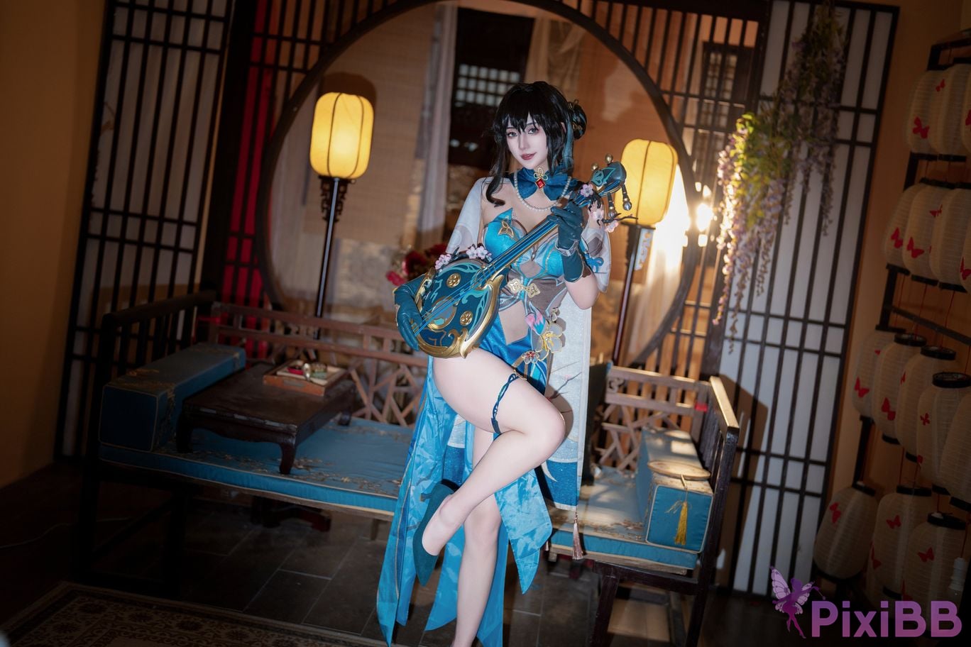 Coser Xing lan shi lan lan jiao lan mei ya PixiBB.COM 021