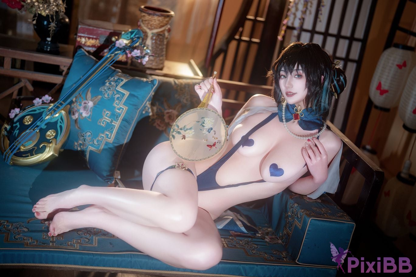 Coser Xing lan shi lan lan jiao lan mei ya PixiBB.COM 025