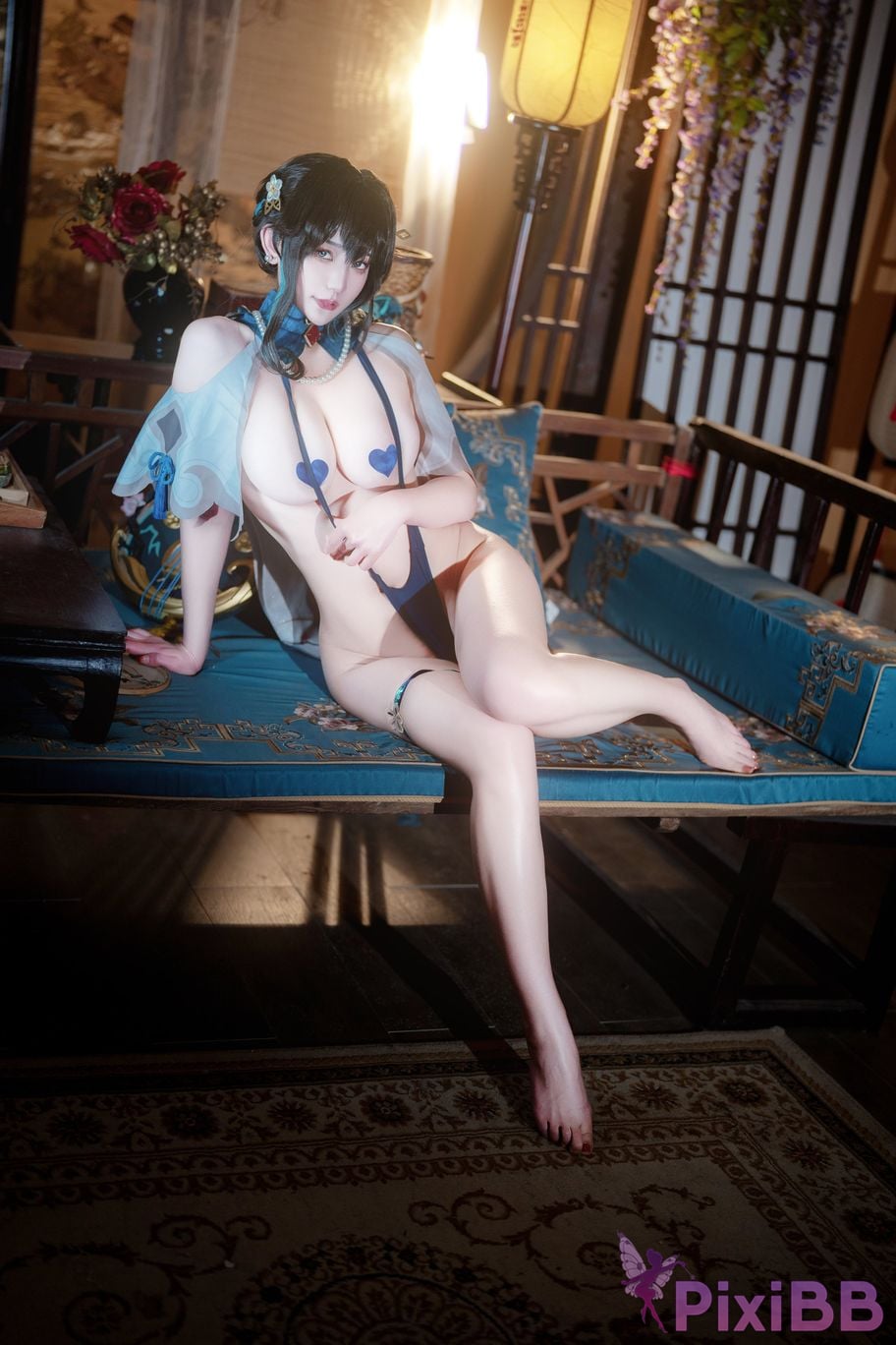 Coser Xing lan shi lan lan jiao lan mei ya PixiBB.COM 036