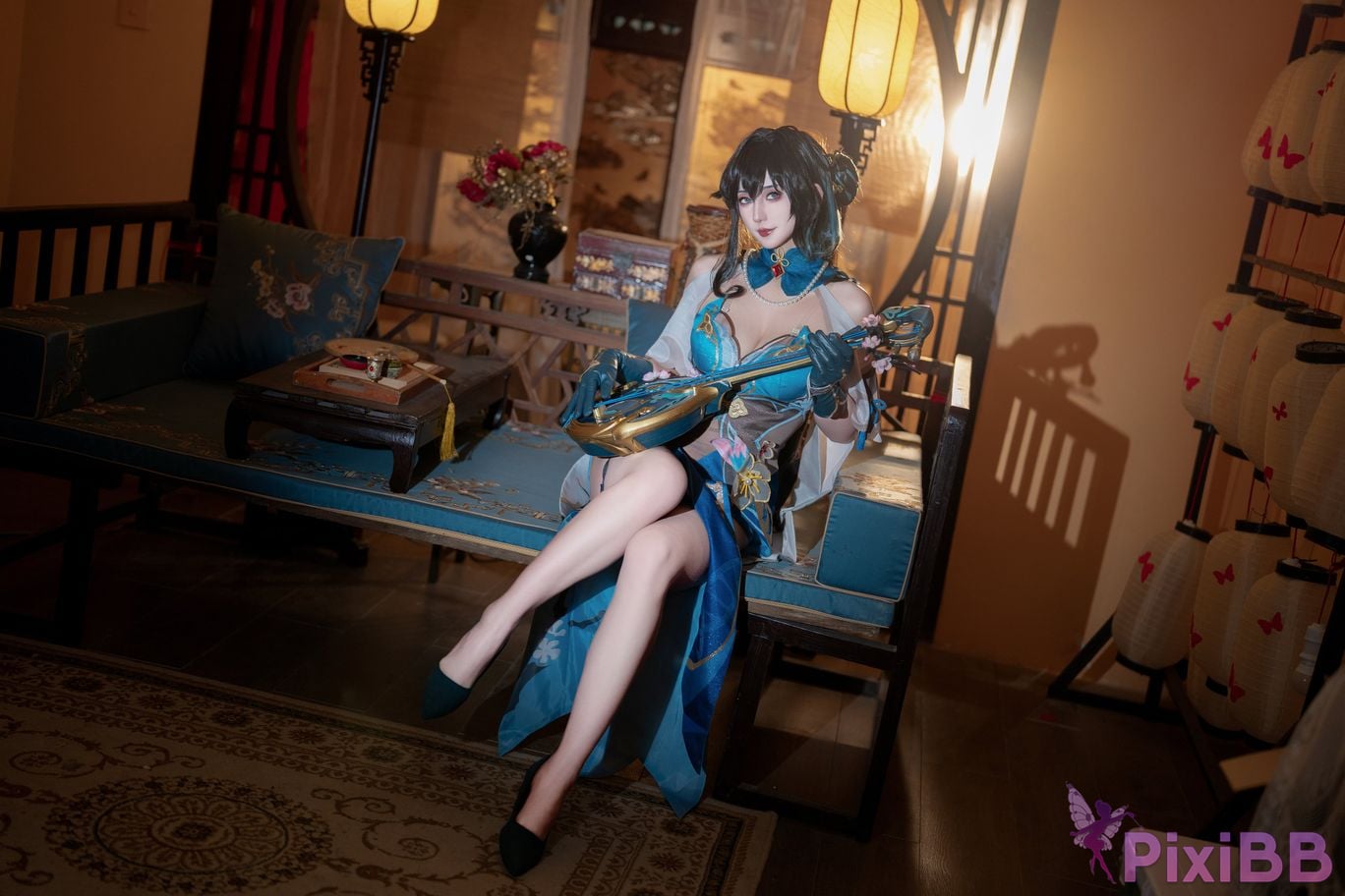 Coser Xing lan shi lan lan jiao lan mei ya PixiBB.COM 055