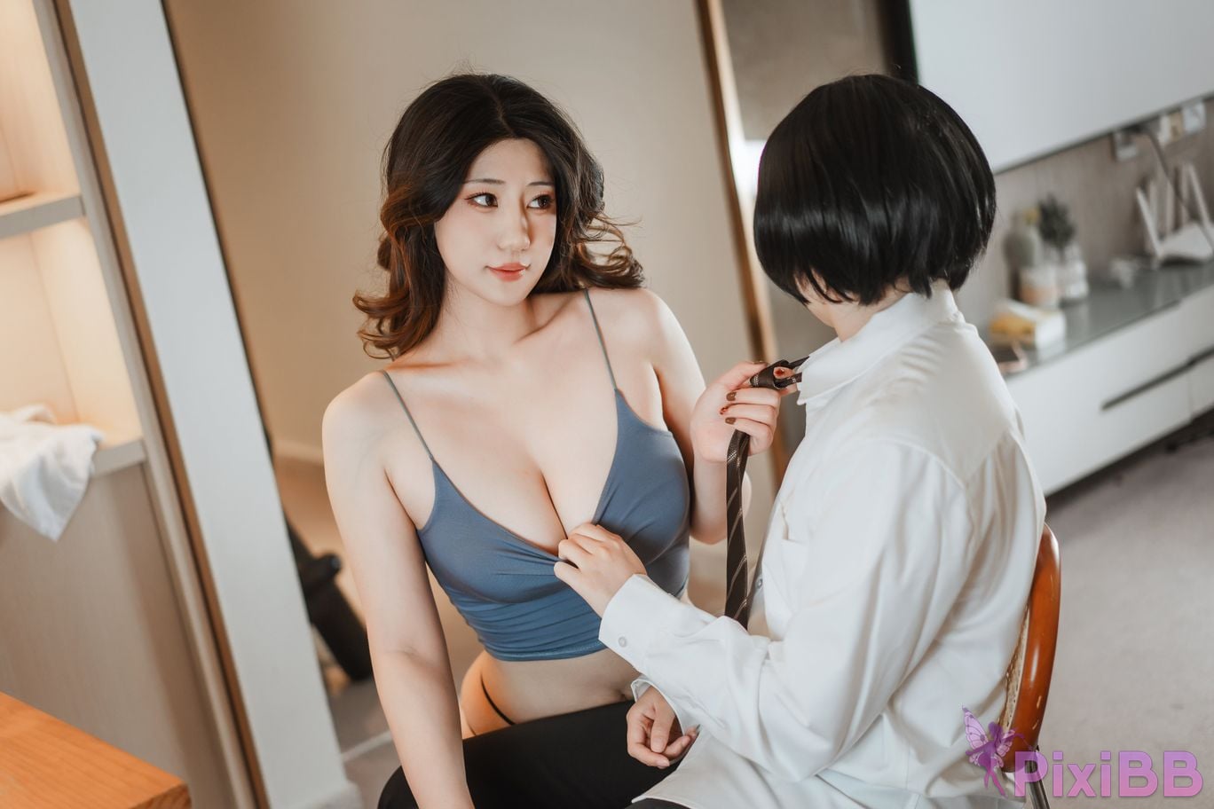 Coser Xing lan shi lan lan jiao lan mei ya PixiBB.COM 035