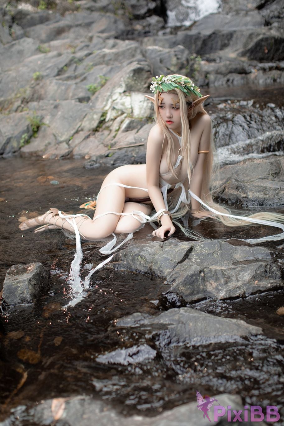 Coser Ah XunkaOri Black beast elf PixiBB.COM 009