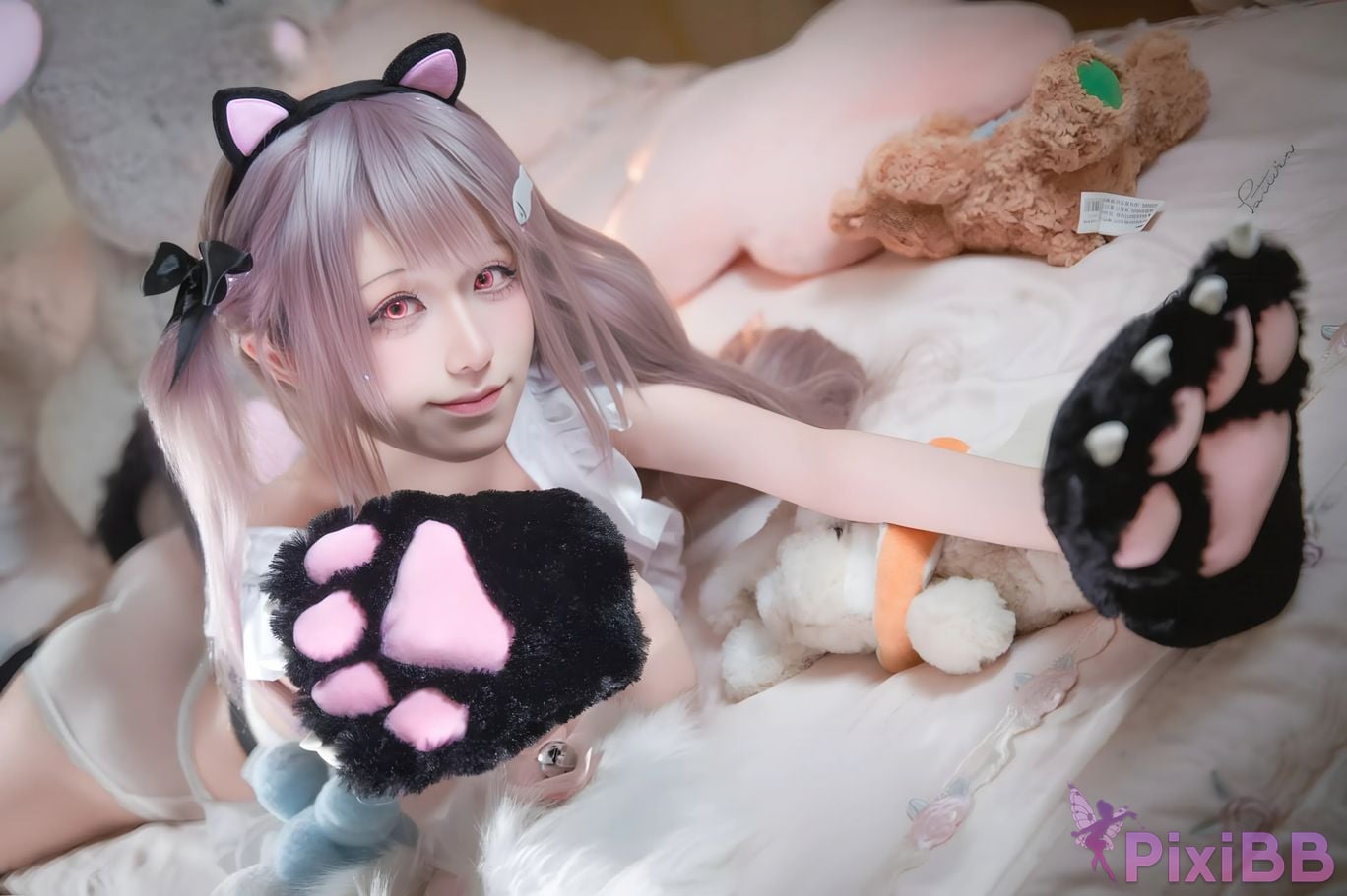 Cosplayer Shuangmu Fusu azur lane mercury commemoration PixiBB.COM 003