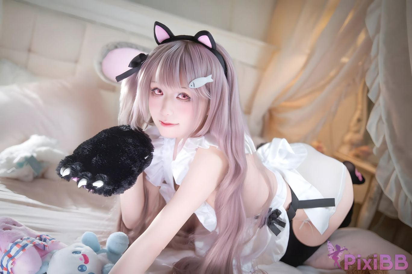 Cosplayer Shuangmu Fusu azur lane mercury commemoration PixiBB.COM 014