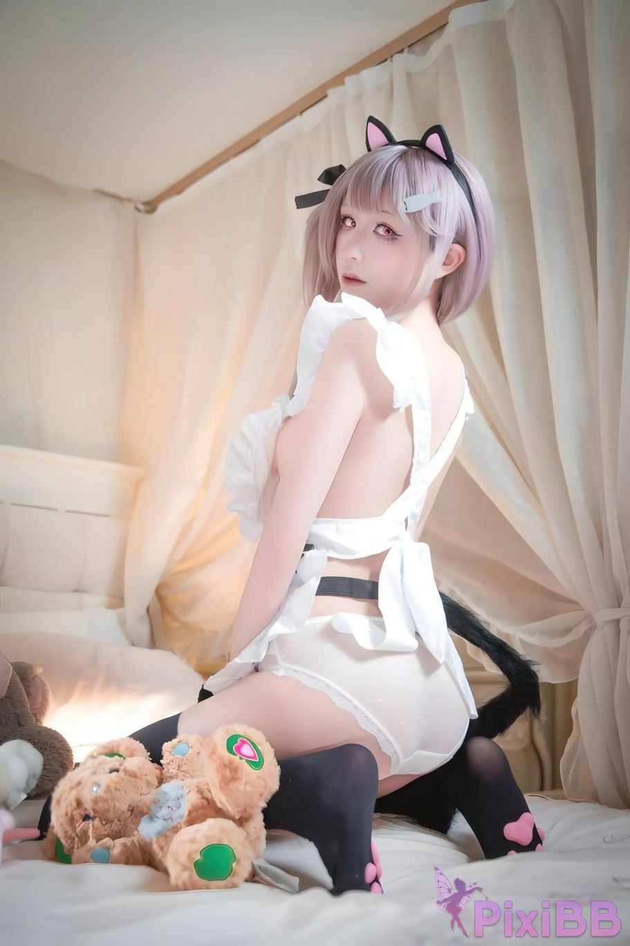 Cosplayer Shuangmu Fusu azur lane mercury commemoration PixiBB.COM 022