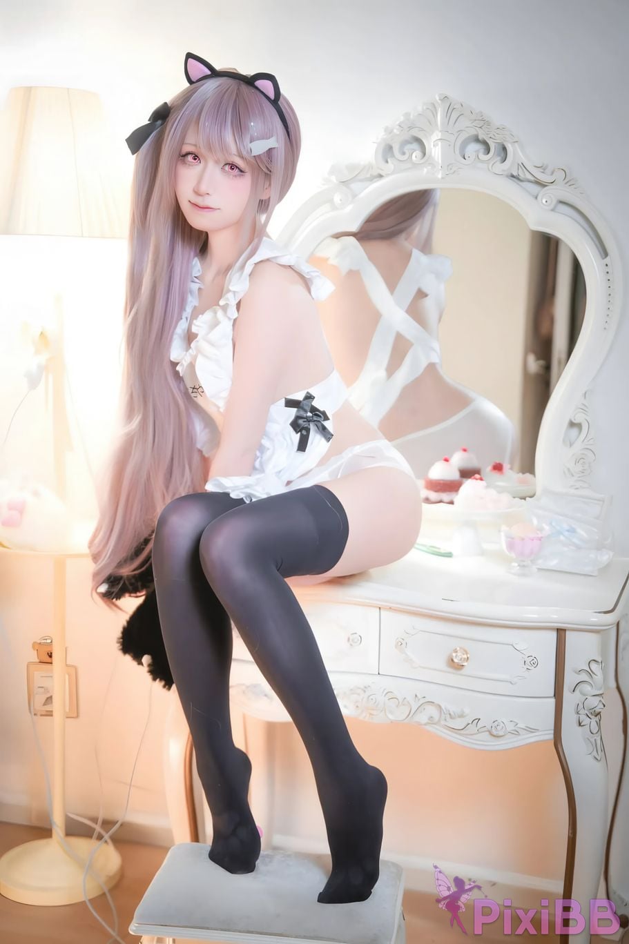 Cosplayer Shuangmu Fusu azur lane mercury commemoration PixiBB.COM 023