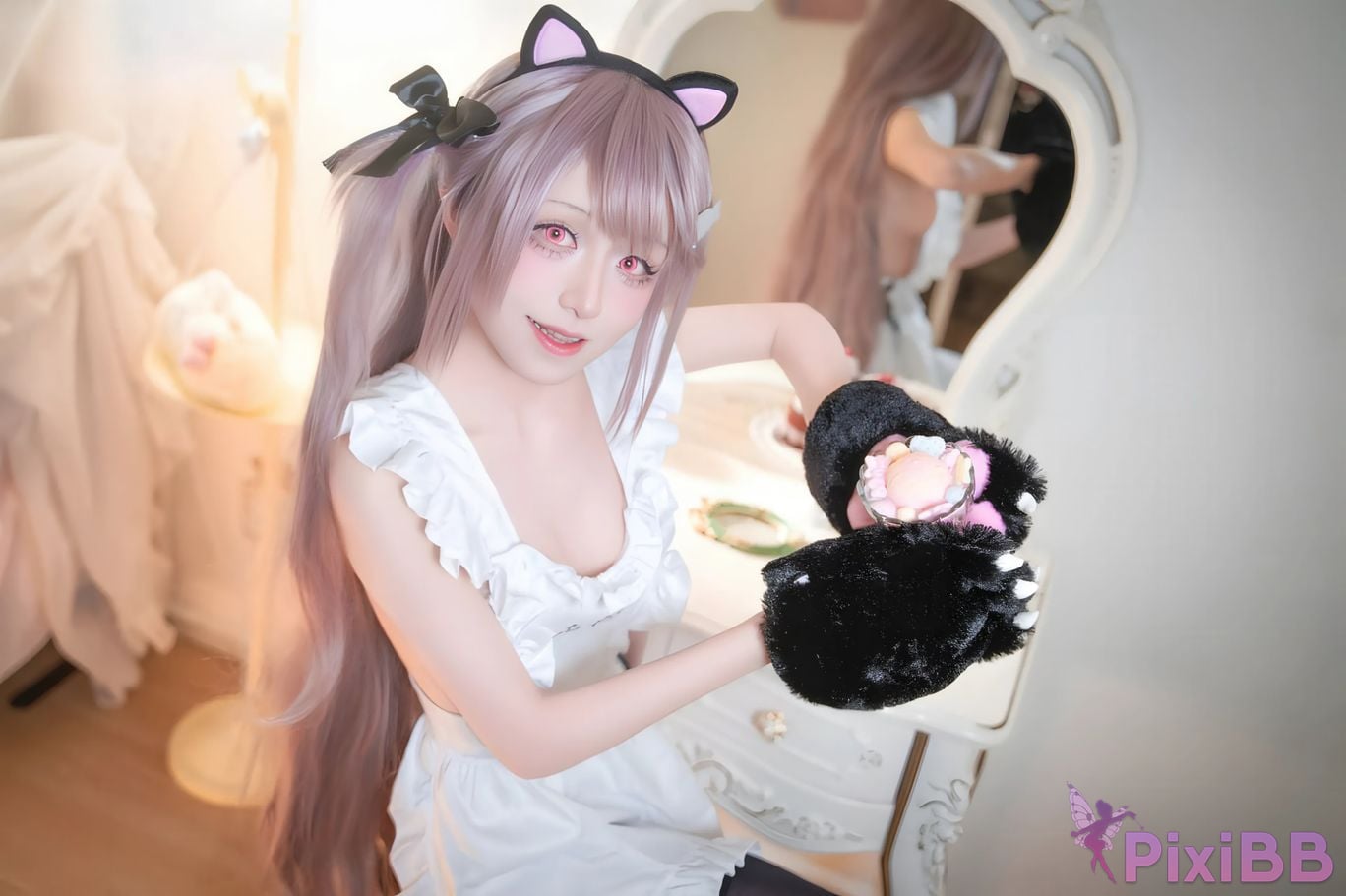 Cosplayer Shuangmu Fusu azur lane mercury commemoration PixiBB.COM 024