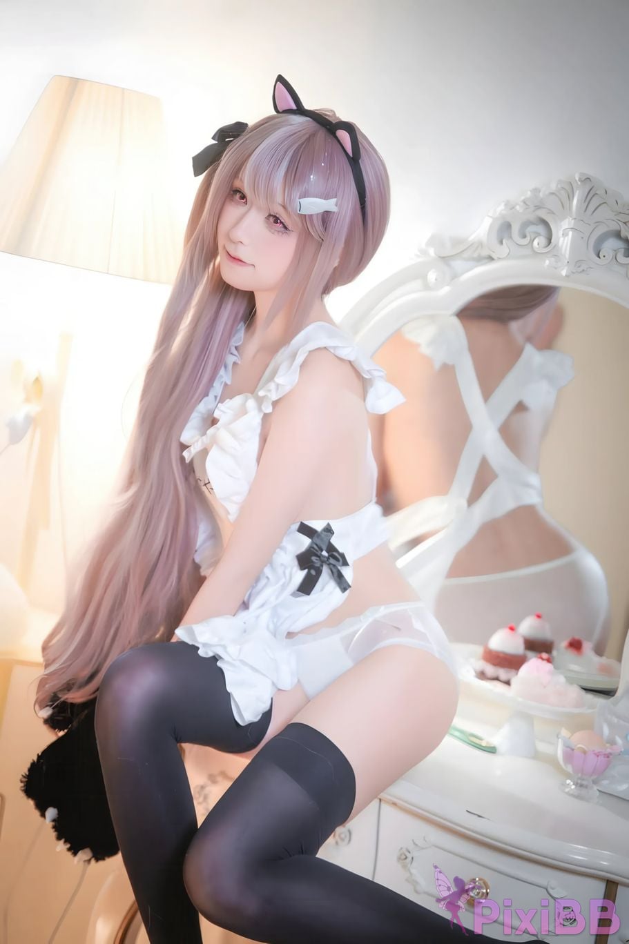 Cosplayer Shuangmu Fusu azur lane mercury commemoration PixiBB.COM 026