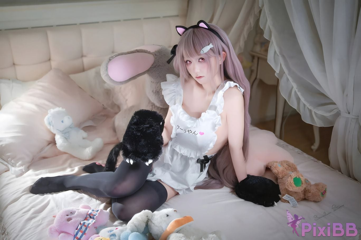 Cosplayer Shuangmu Fusu azur lane mercury commemoration PixiBB.COM 027