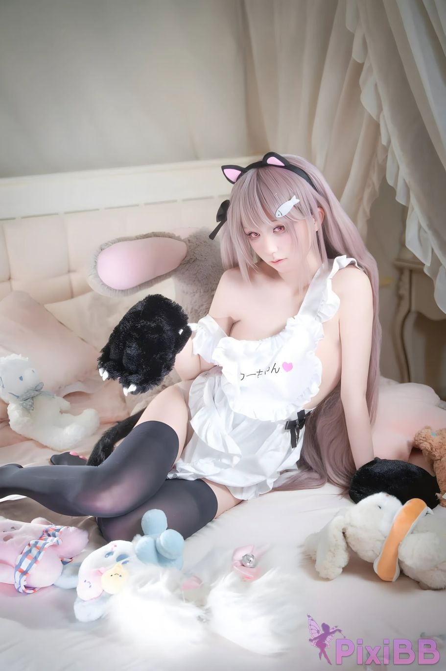 Cosplayer Shuangmu Fusu azur lane mercury commemoration PixiBB.COM 028