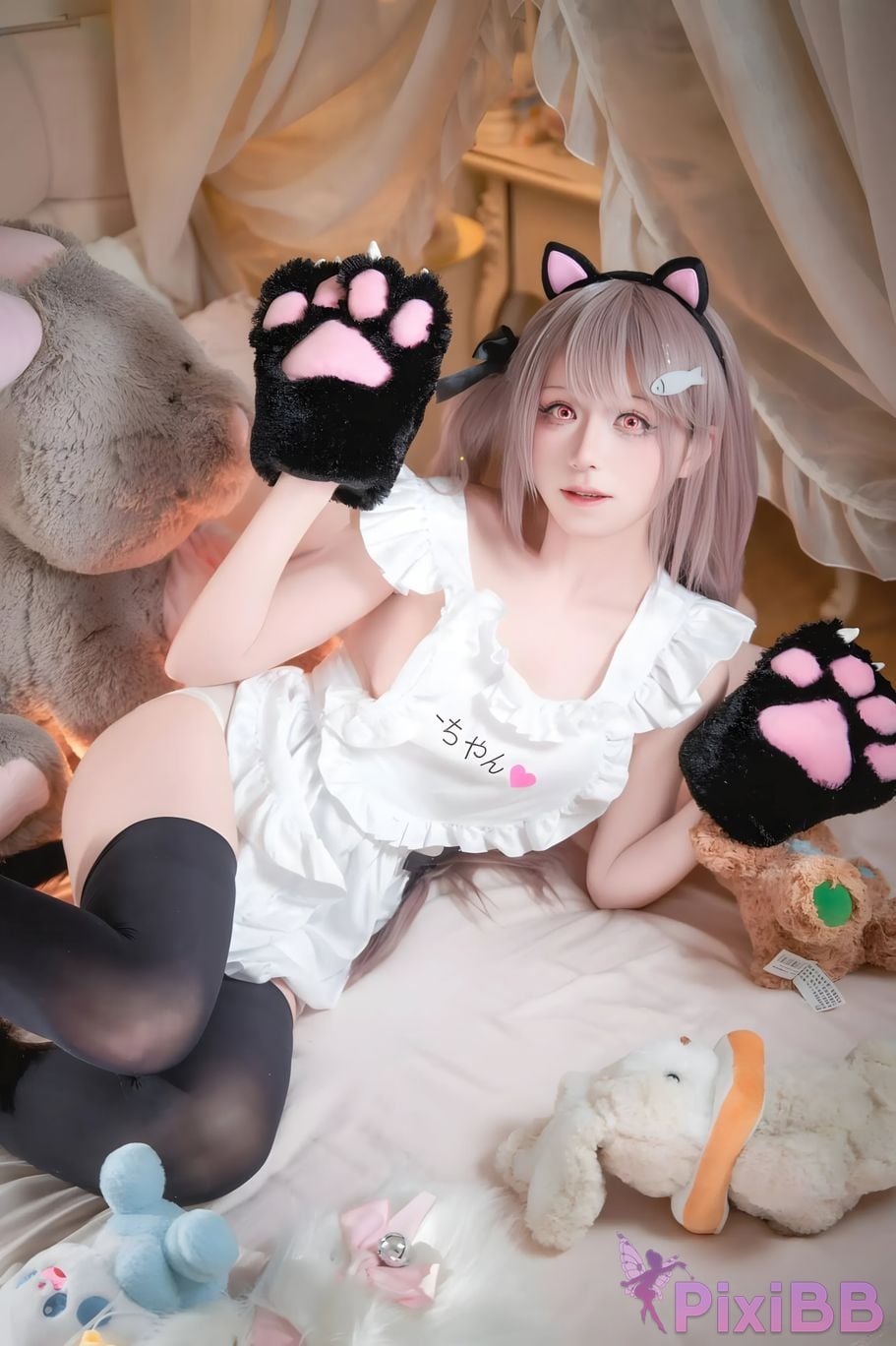 Cosplayer Shuangmu Fusu azur lane mercury commemoration PixiBB.COM 030