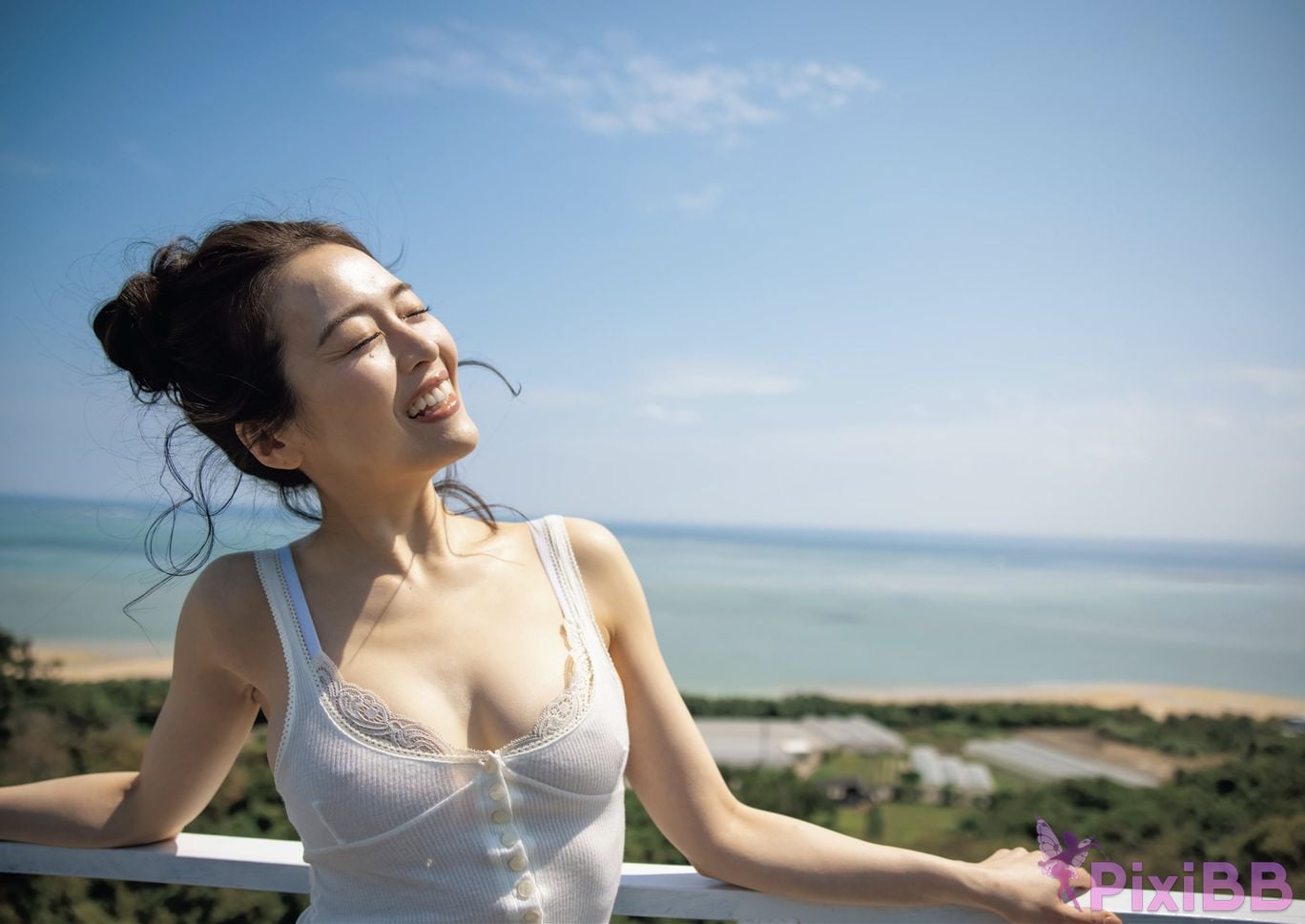 Japanese Idol Kanna Fuji plane Asa Gei SEXY Actress photo collection swan fly PixiBB.COM 010