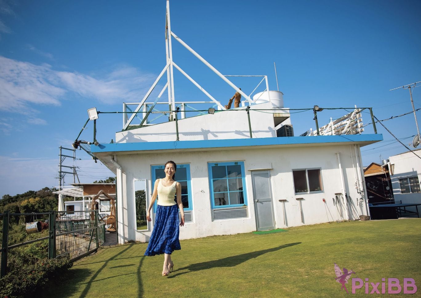 Japanese Idol Kanna Fuji plane Asa Gei SEXY Actress photo collection swan fly PixiBB.COM 012