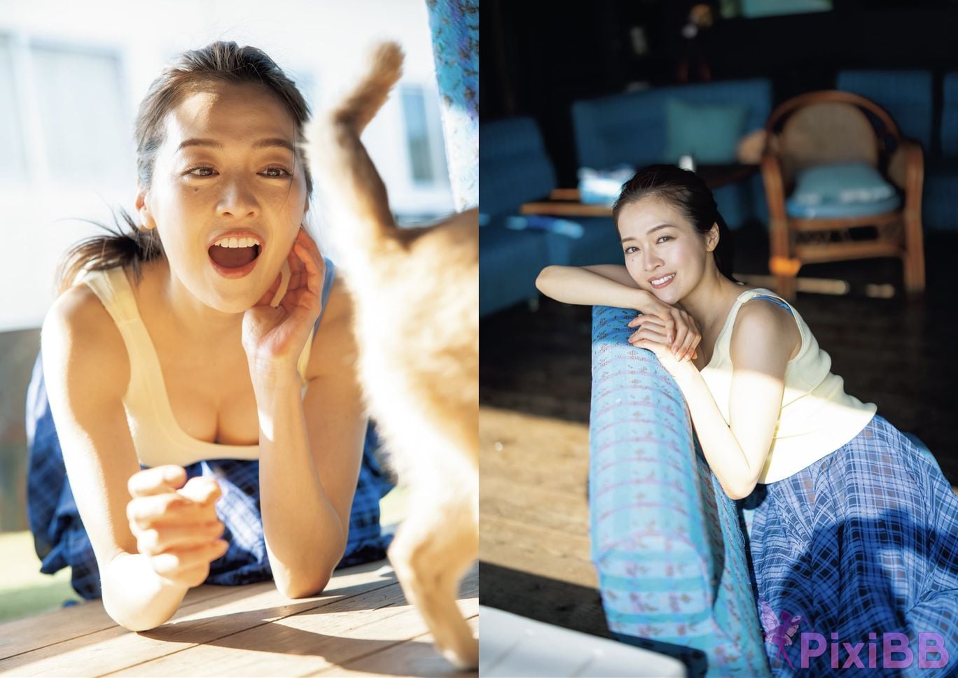 Japanese Idol Kanna Fuji plane Asa Gei SEXY Actress photo collection swan fly PixiBB.COM 013