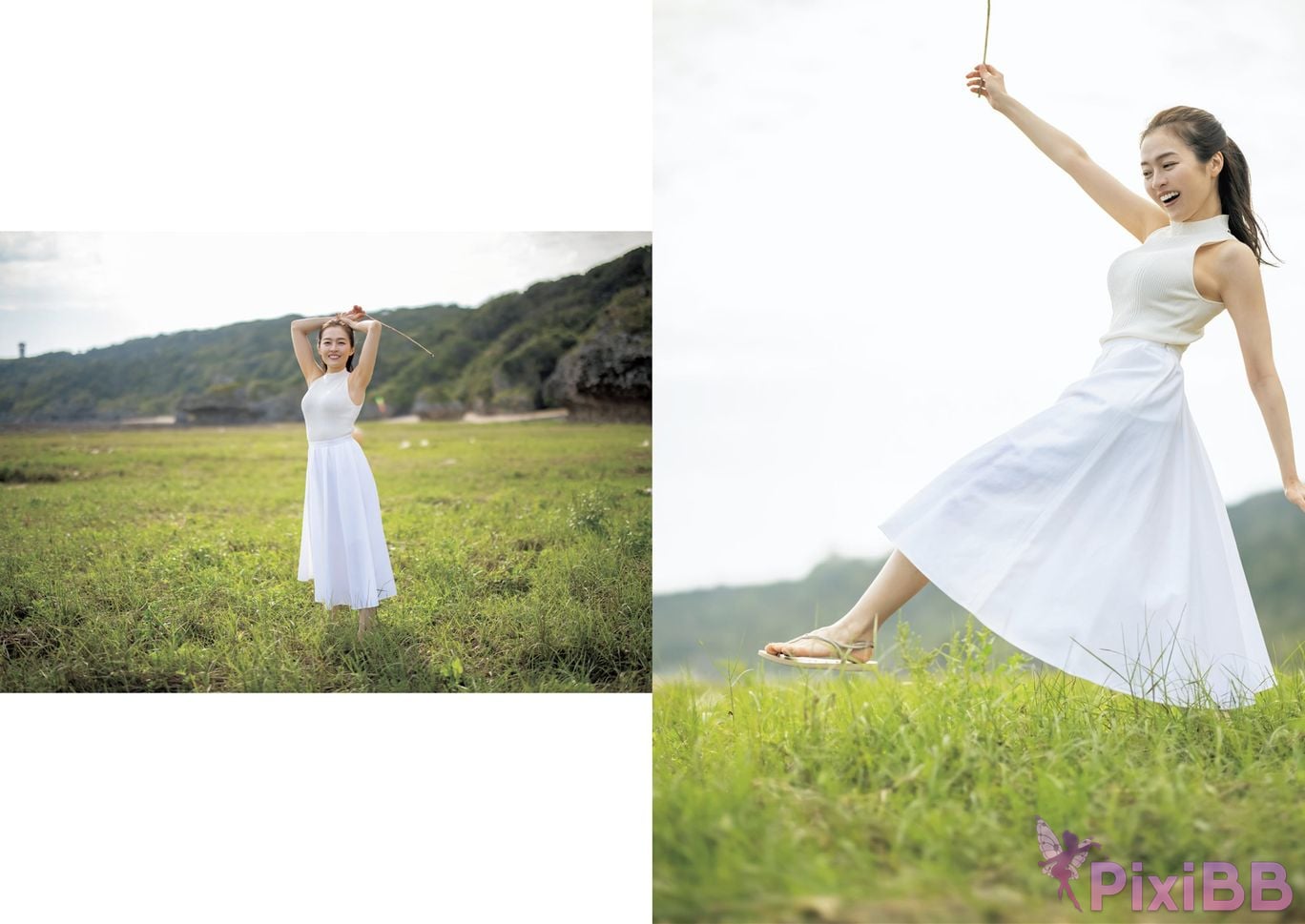 Japanese Idol Kanna Fuji plane Asa Gei SEXY Actress photo collection swan fly PixiBB.COM 024