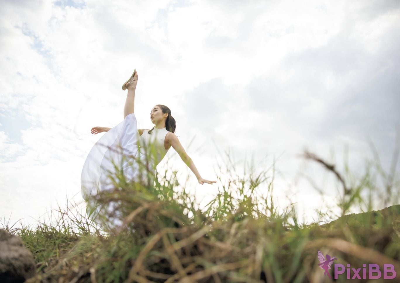 Japanese Idol Kanna Fuji plane Asa Gei SEXY Actress photo collection swan fly PixiBB.COM 025