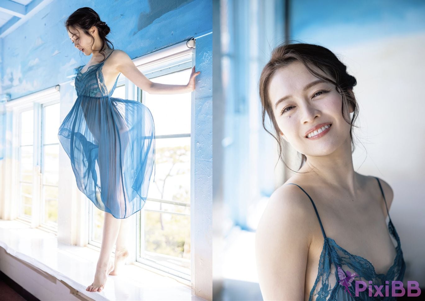 Japanese Idol Kanna Fuji plane Asa Gei SEXY Actress photo collection swan fly PixiBB.COM 047