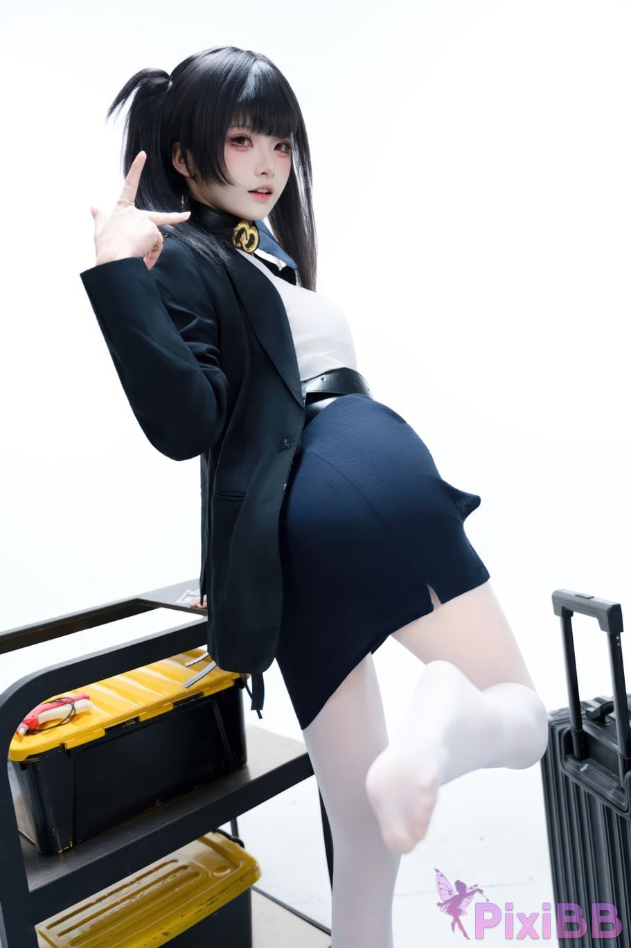 Cosplayer Jiuqi Meow NIKKE goddess of victory sora PixiBB.COM 006