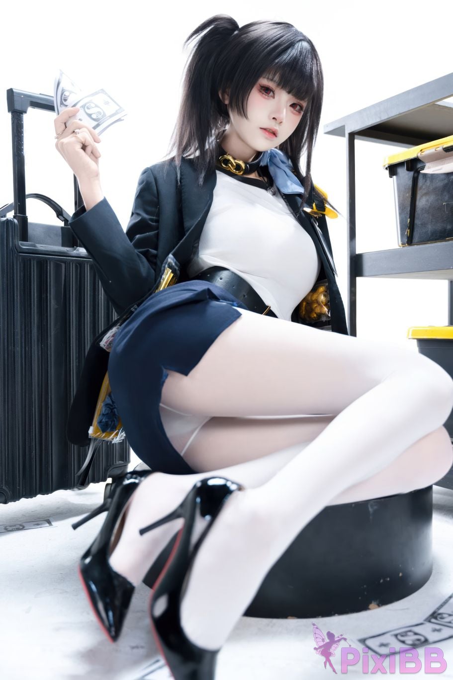 Cosplayer Jiuqi Meow NIKKE goddess of victory sora PixiBB.COM 010