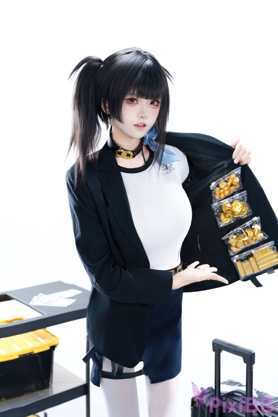 Cosplayer Jiuqi Meow NIKKE goddess of victory sora PixiBB.COM 011