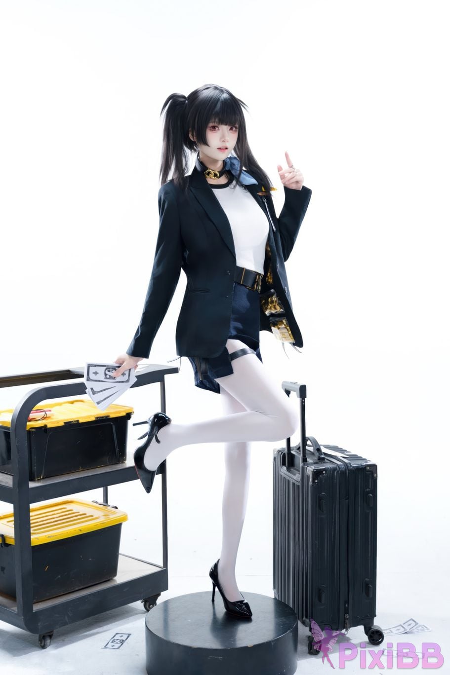 Cosplayer Jiuqi Meow NIKKE goddess of victory sora PixiBB.COM 012