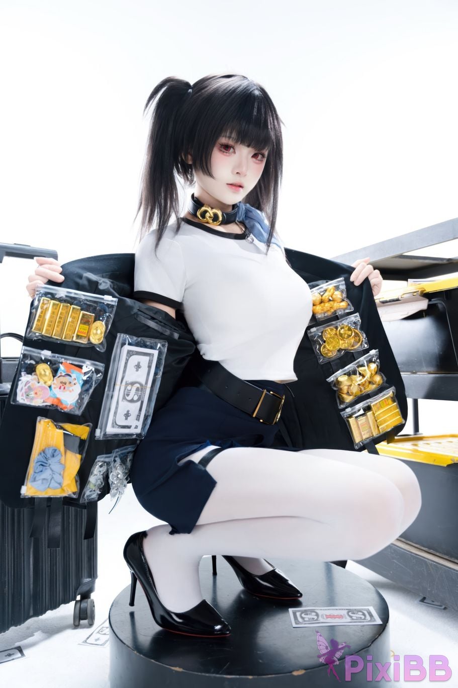 Cosplayer Jiuqi Meow NIKKE goddess of victory sora PixiBB.COM 015