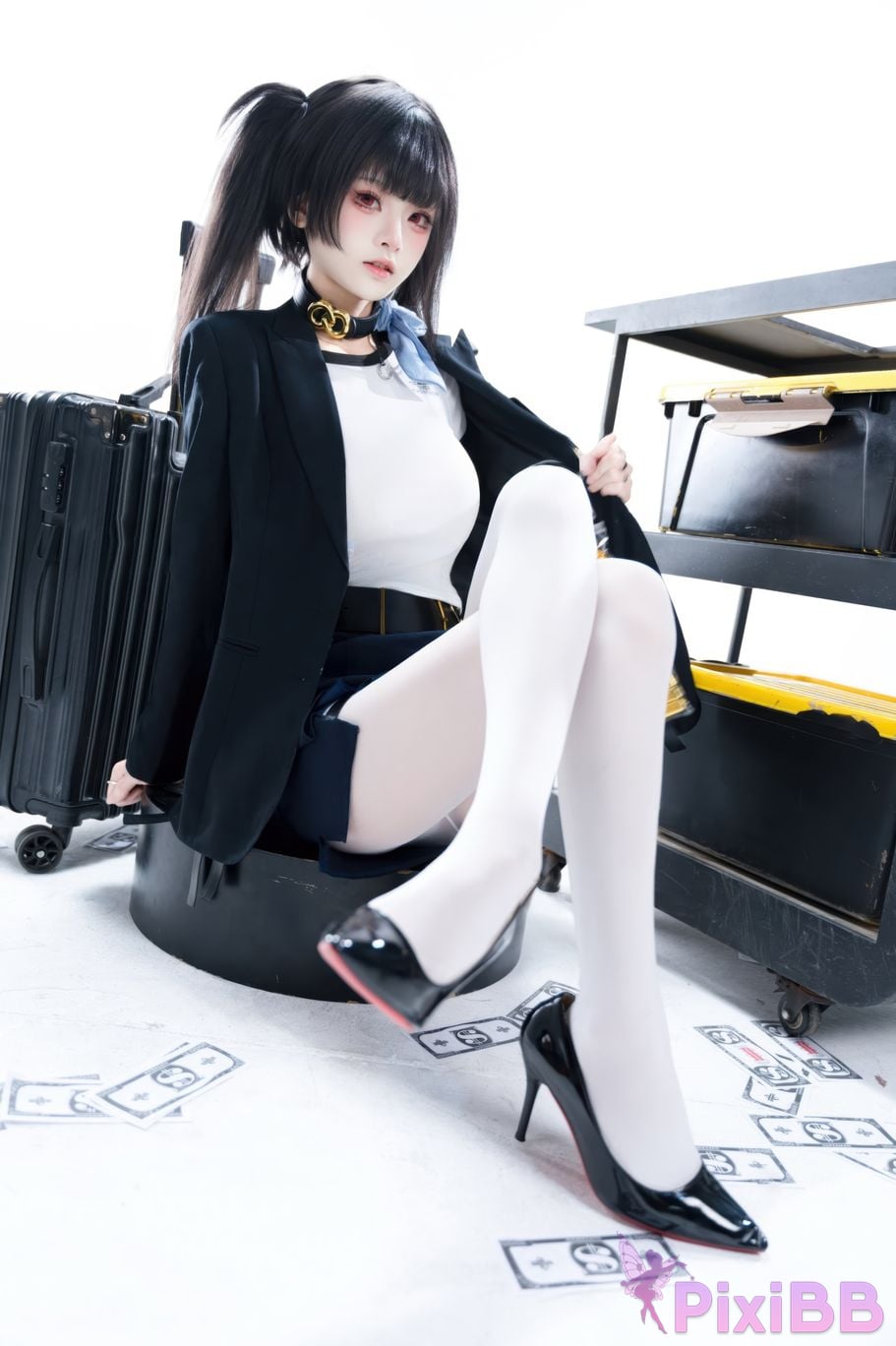 Cosplayer Jiuqi Meow NIKKE goddess of victory sora PixiBB.COM 021