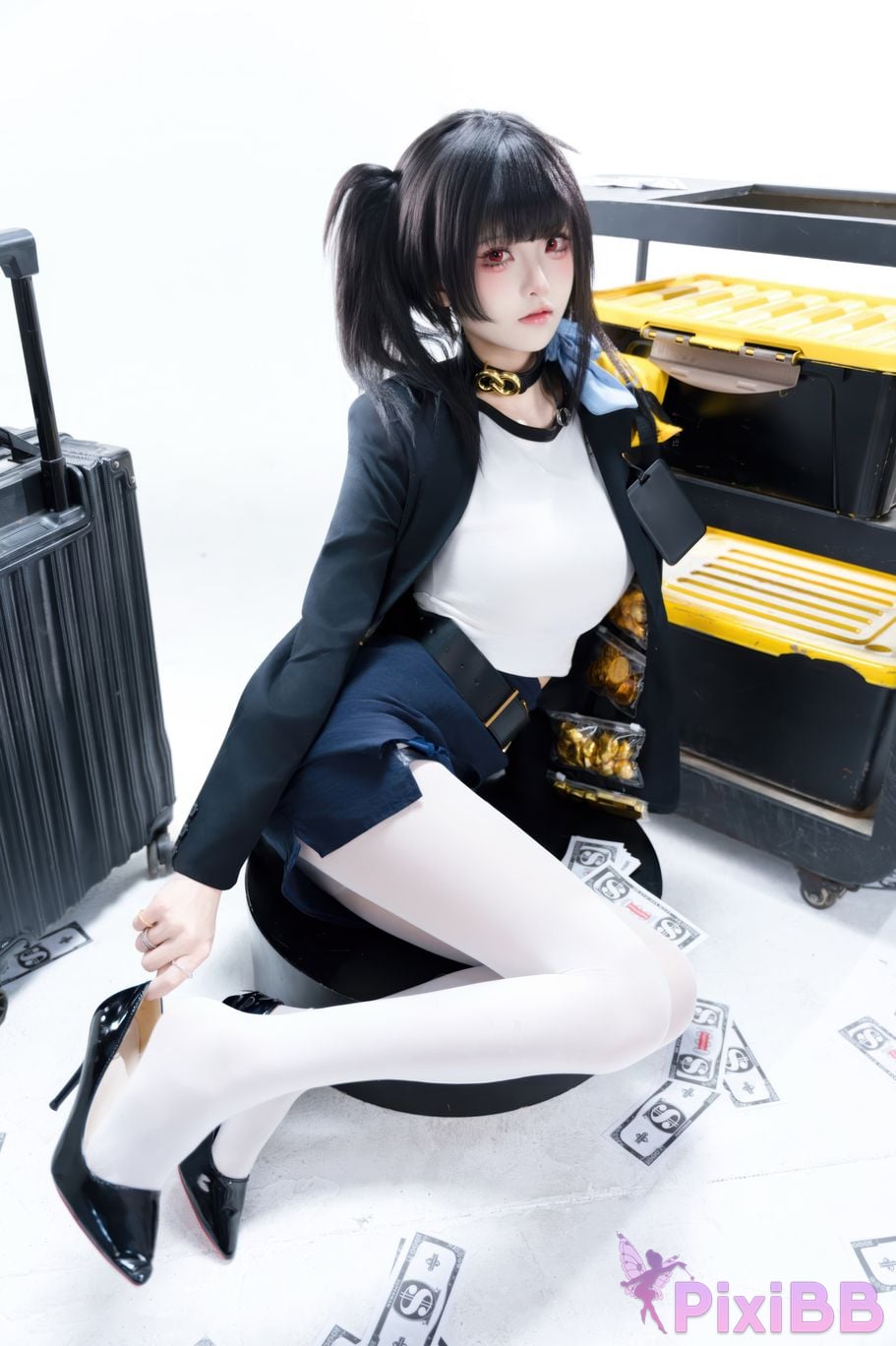 Cosplayer Jiuqi Meow NIKKE goddess of victory sora PixiBB.COM 022