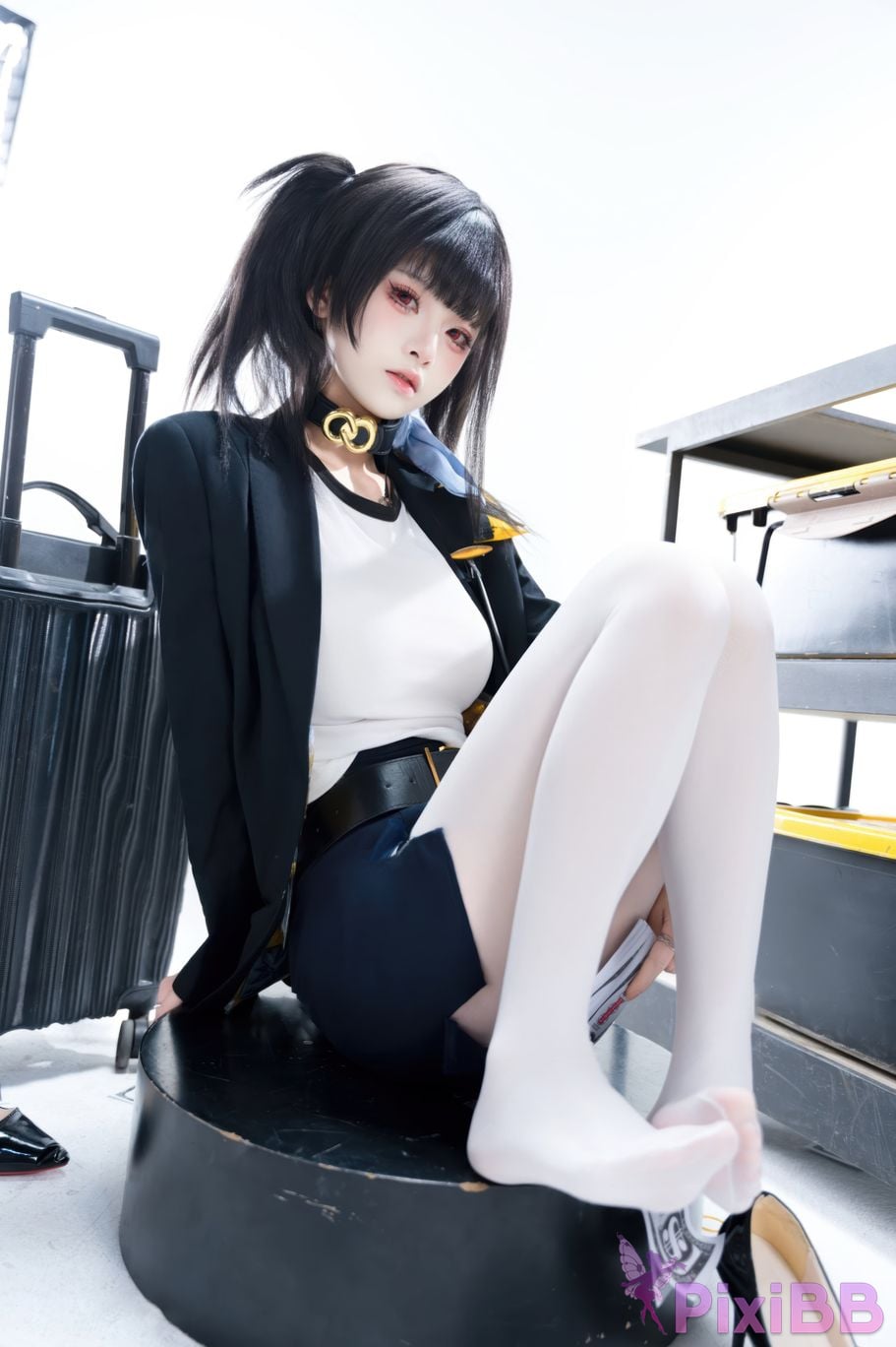 Cosplayer Jiuqi Meow NIKKE goddess of victory sora PixiBB.COM 024