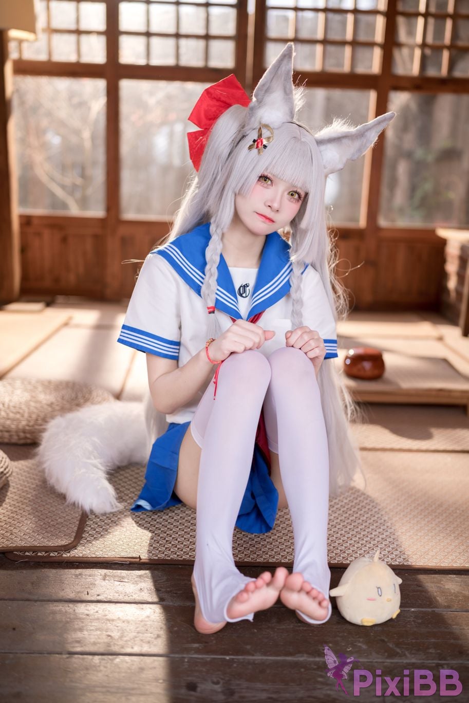 Cosplay Jiuqi Meow Chaonai JK PixiBB.COM 014