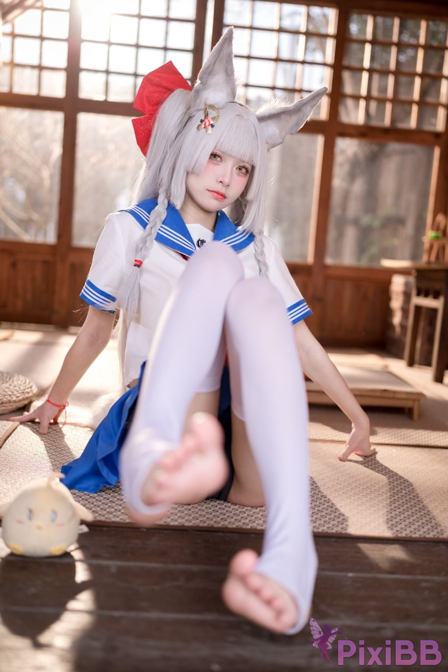 Cosplay Jiuqi Meow Chaonai JK PixiBB.COM 016