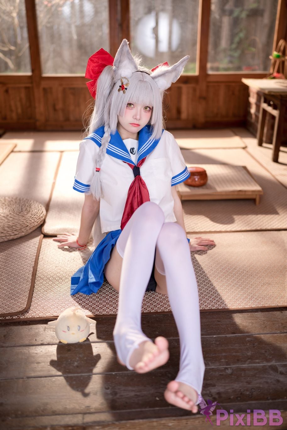 Cosplay Jiuqi Meow Chaonai JK PixiBB.COM 017