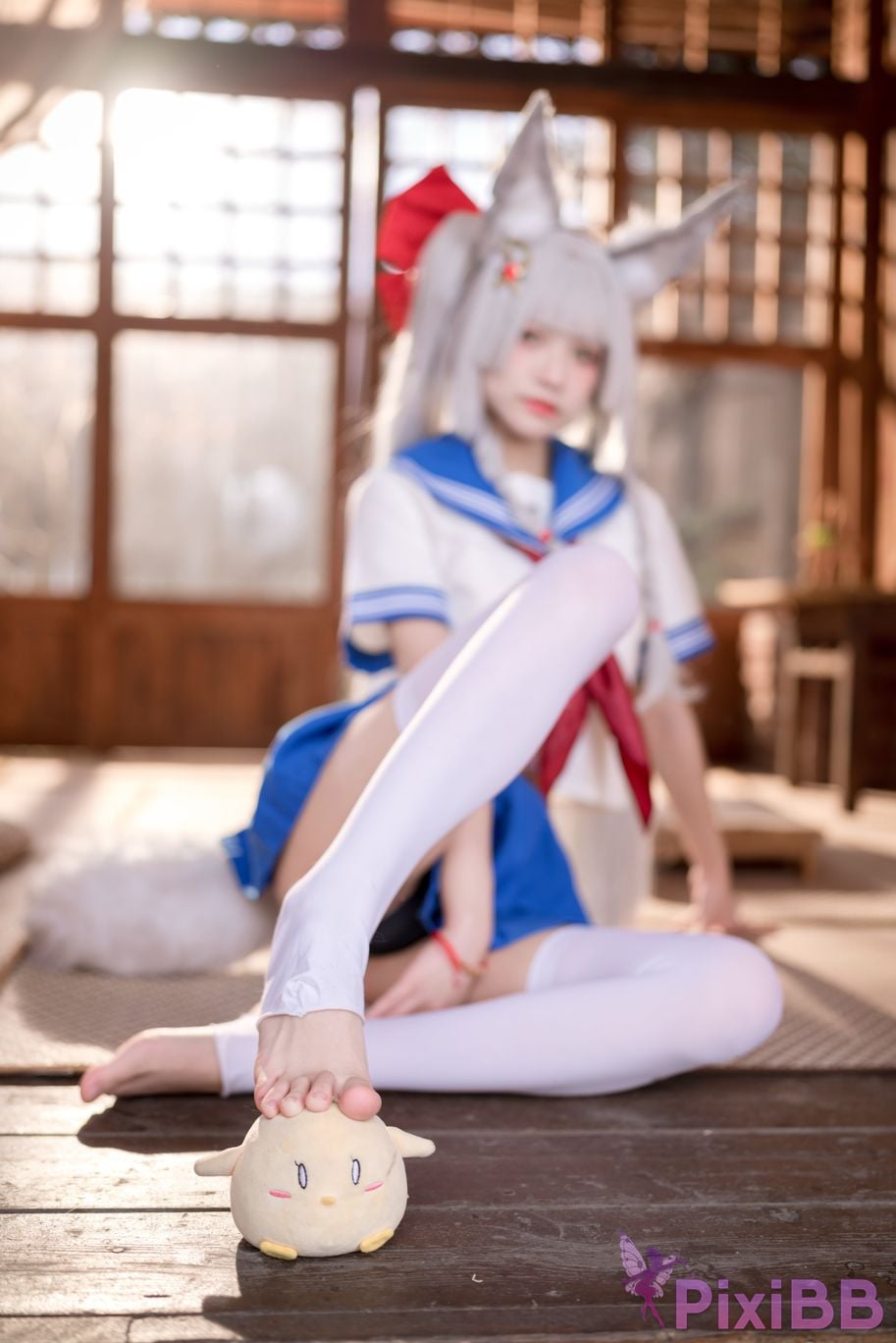 Cosplay Jiuqi Meow Chaonai JK PixiBB.COM 022