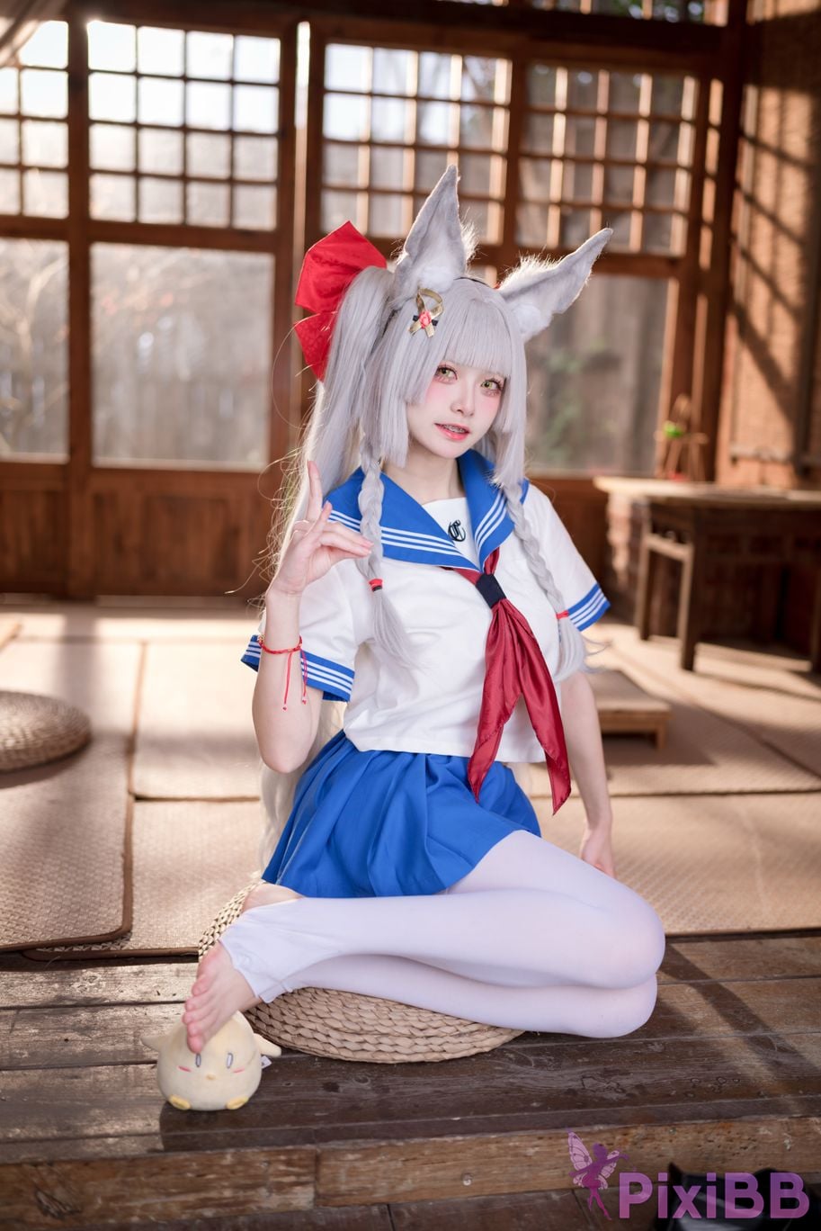 Cosplay Jiuqi Meow Chaonai JK PixiBB.COM 035