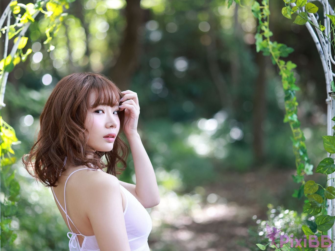 Japanese Idol Nozomi Shirakawa FRIDAY digital photo book white peach Vol.1 PixiBB.COM 017