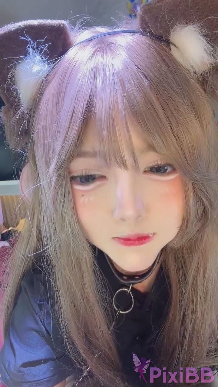 Zhang Wanmeng Super cute girl Cosplay role play Big butt with lots of white fluid PixiBB.COM 001