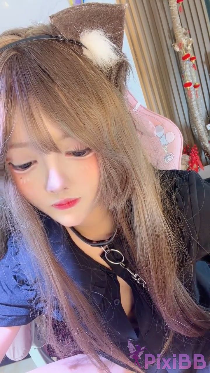 Zhang Wanmeng Super cute girl Cosplay role play Big butt with lots of white fluid PixiBB.COM 012