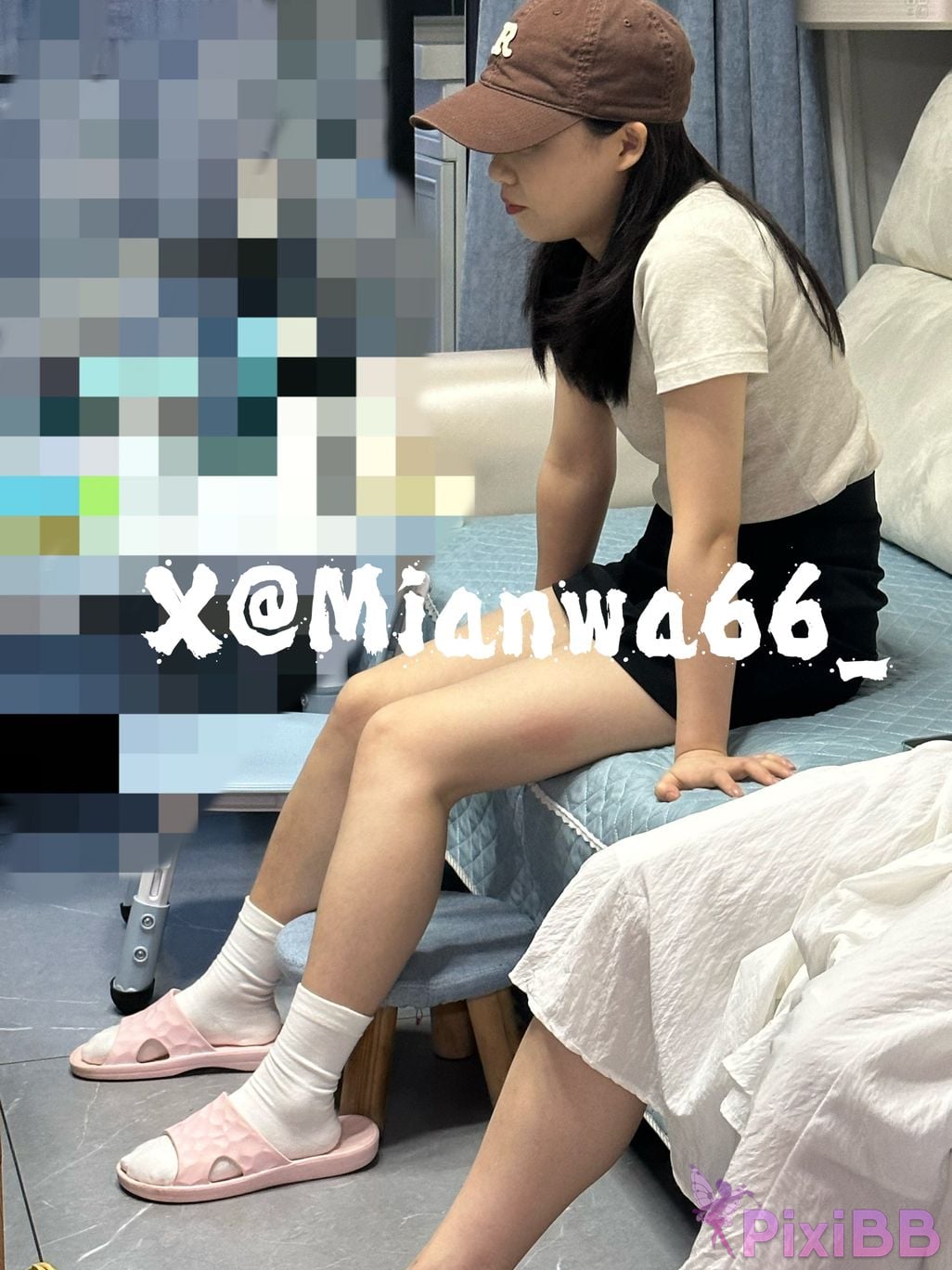 girlfriend cotton socks X Popular Gods Beloved Wife Yoga pants and white PixiBB.COM 002