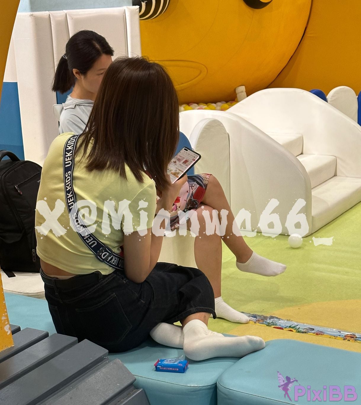 girlfriend cotton socks X Popular Gods Beloved Wife Yoga pants and white PixiBB.COM 017