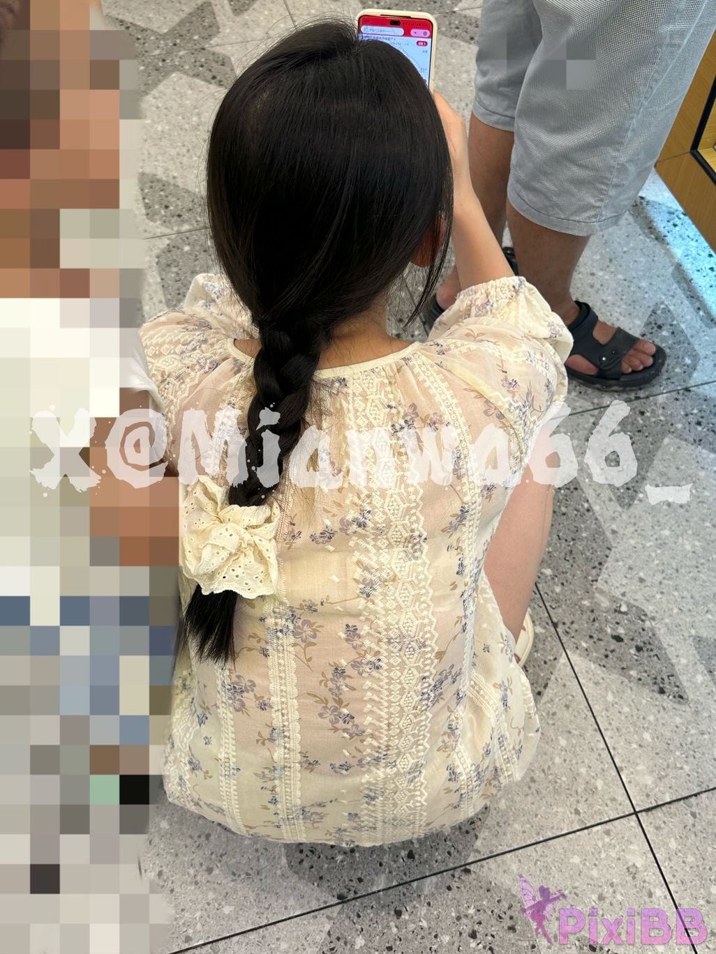 girlfriend cotton socks X Popular Gods Beloved Wife Yoga pants and white PixiBB.COM 022