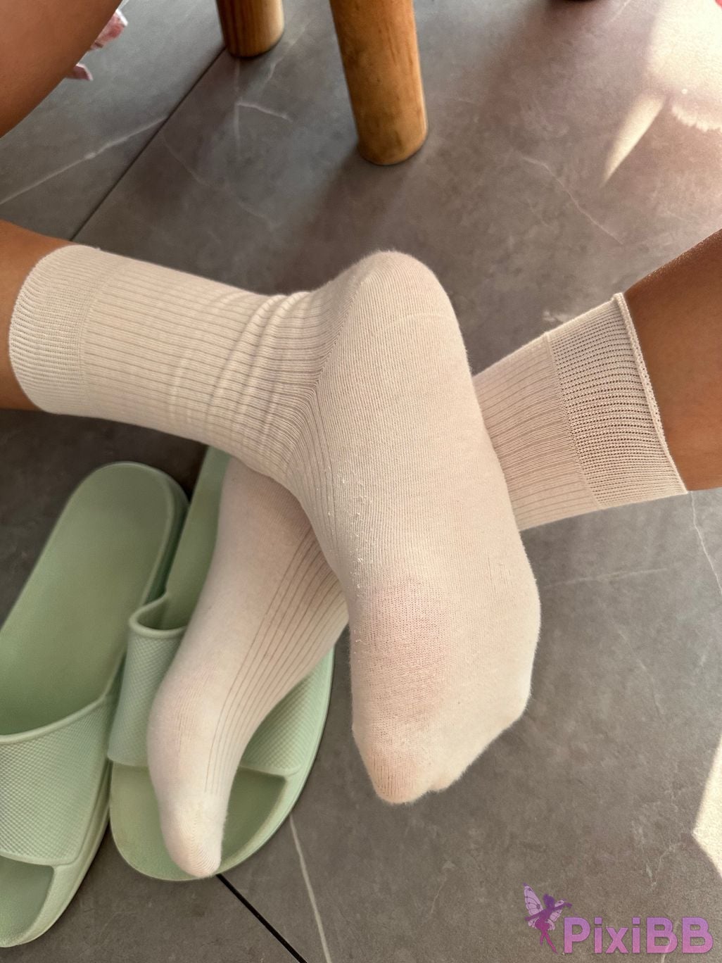 girlfriend cotton socks X Popular Gods Beloved Wife Yoga pants and white PixiBB.COM 029