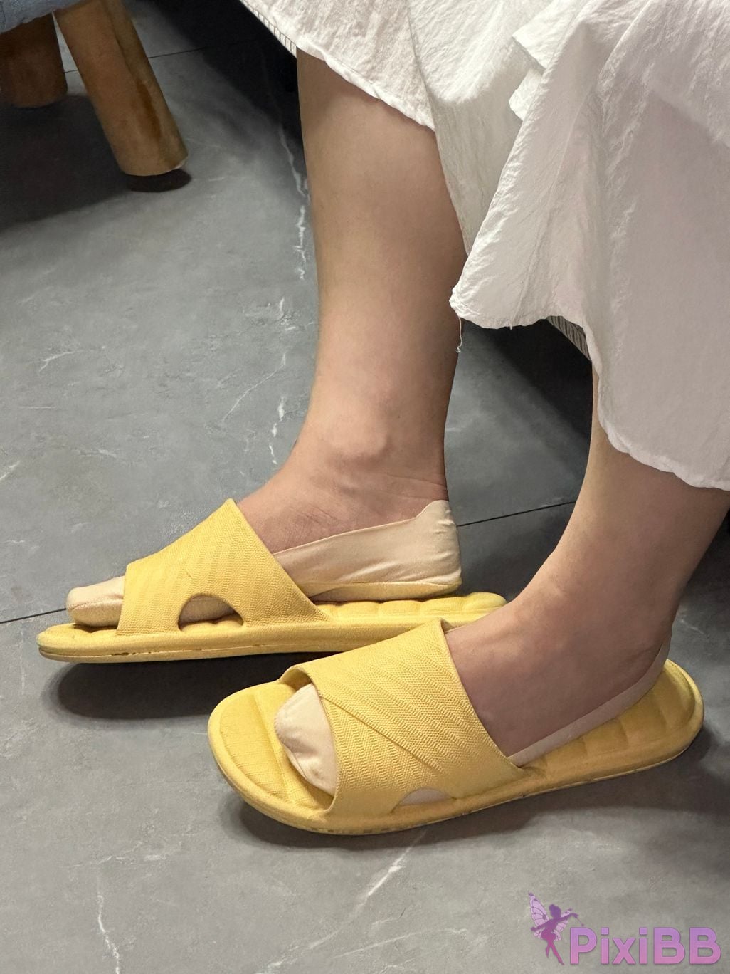 girlfriend cotton socks X Popular Gods Beloved Wife Yoga pants and white PixiBB.COM 052