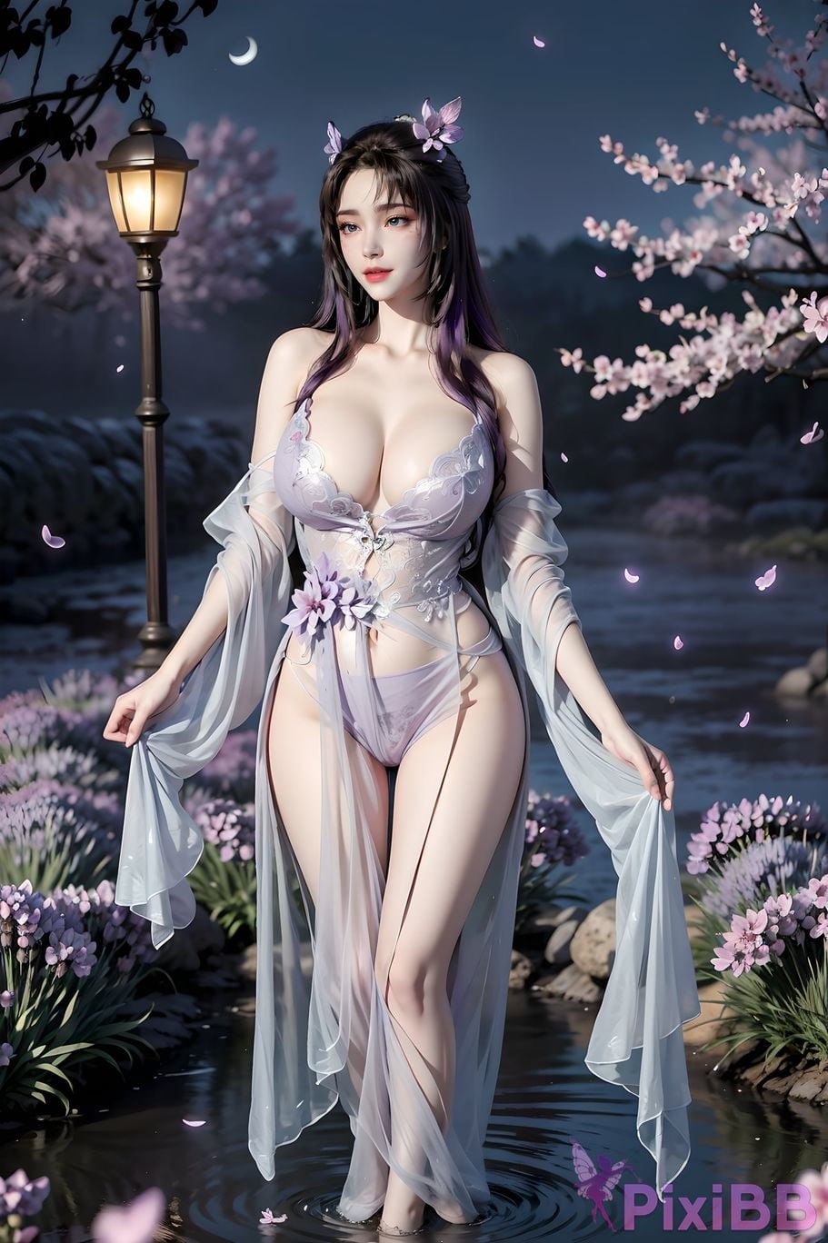 ai generated drawing celestial fox fairy 10 in sexy sheer 42 PixiBB.COM