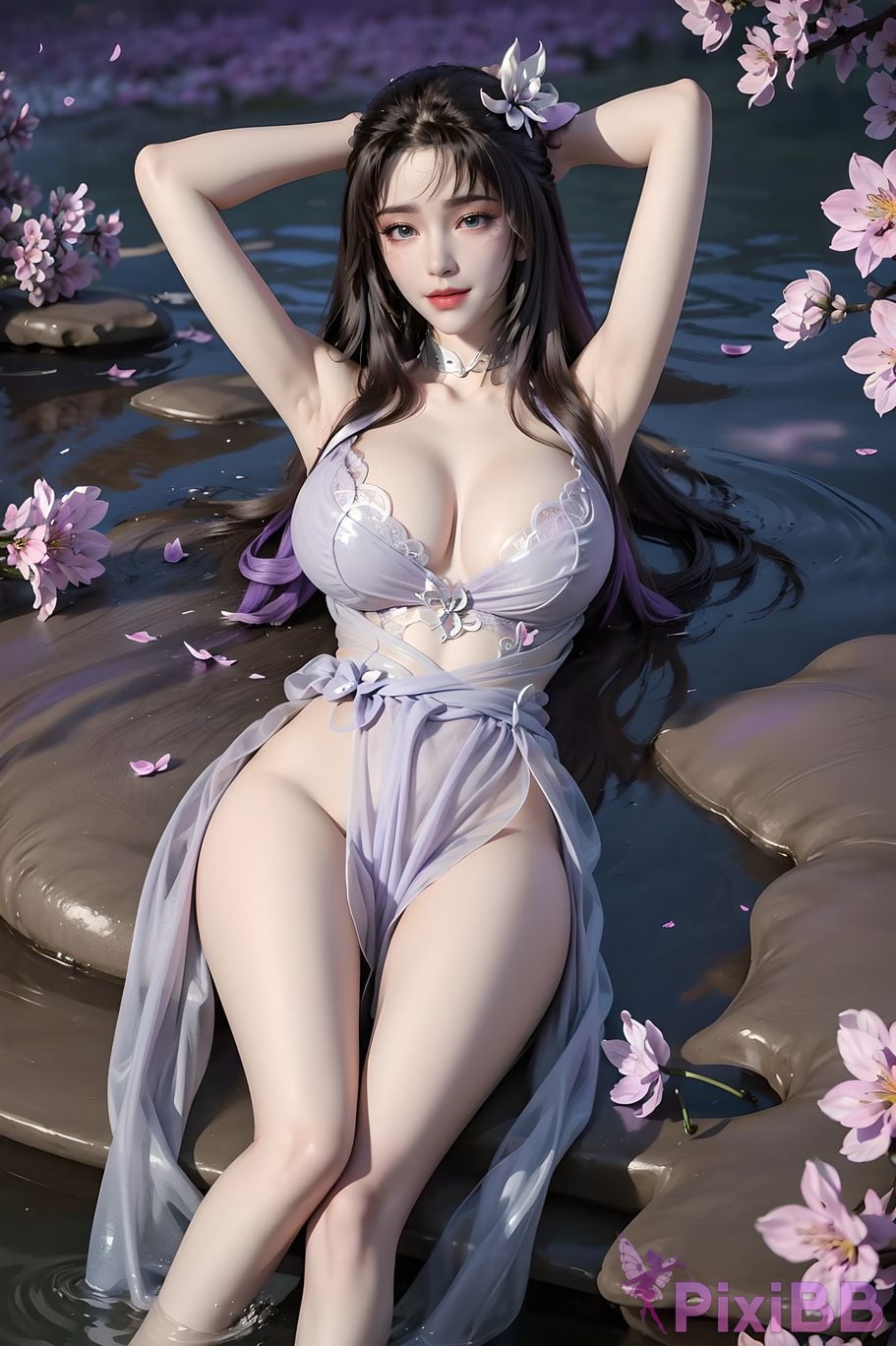 ai generated drawing celestial fox fairy 10 in sexy sheer 60 PixiBB.COM