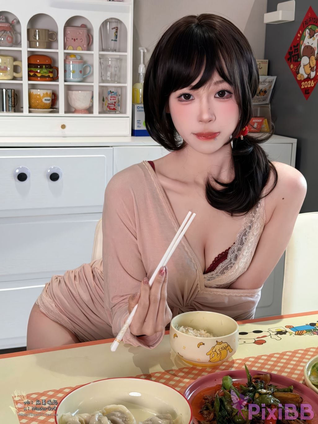 Cosplayer Mochi is delicious End of year love letter PixiBB.COM 045