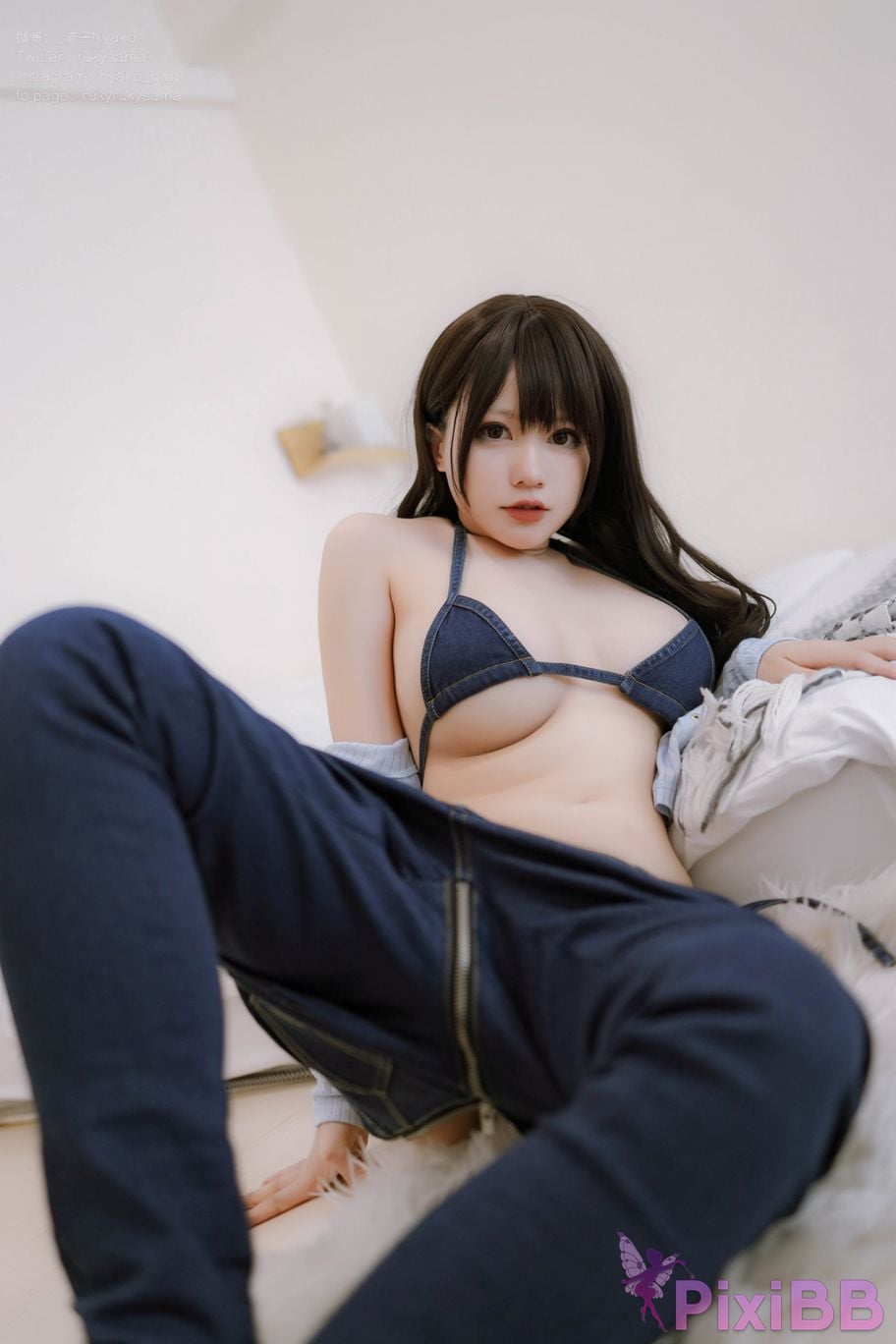 Cosplay Nyako Meow Jeans PixiBB.COM 043