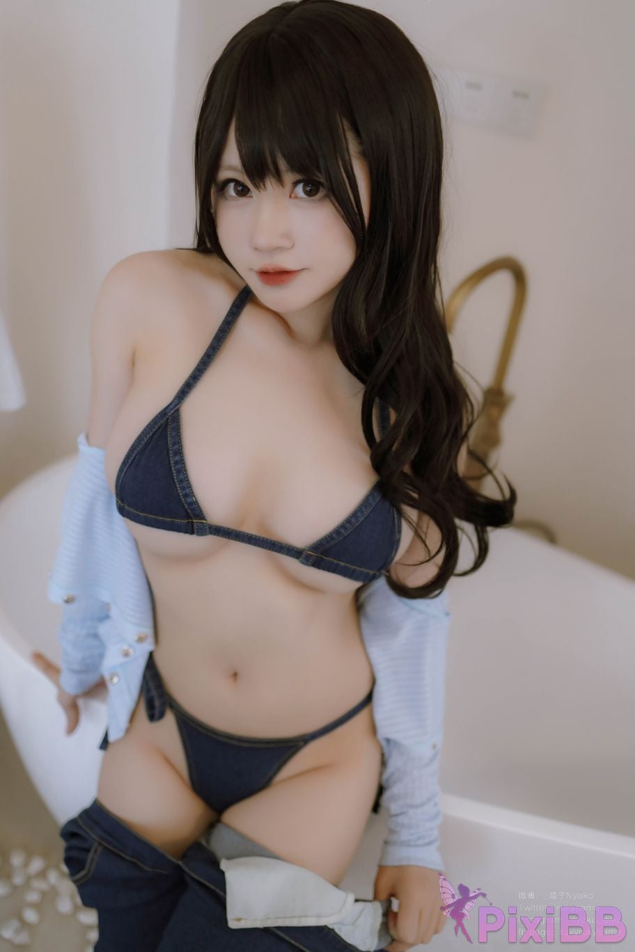 Cosplay Nyako Meow Jeans PixiBB.COM 065