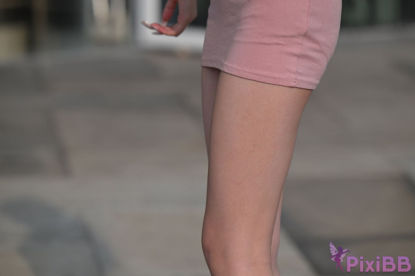 Featured Street Photography Works No.5418 Youthful and beautiful pink white skirt PixiBB.COM 088