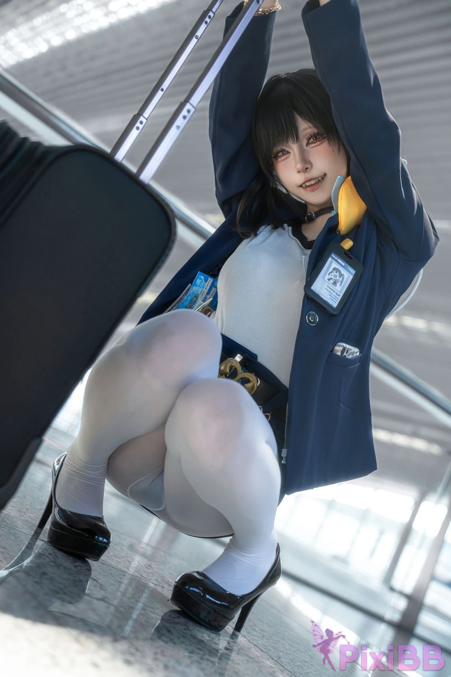 Cosplayer Zhiyue Etsu ko Nikke goddess of victory sola PixiBB.COM 003